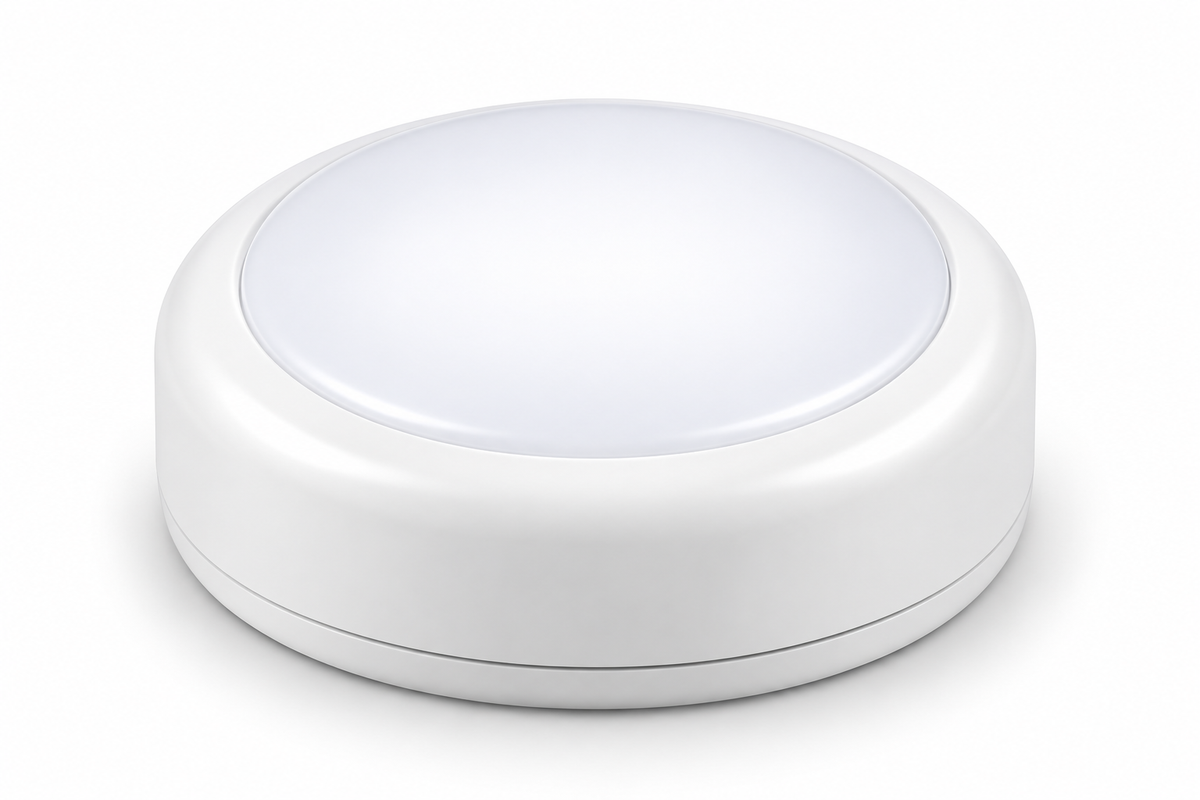 white puck light