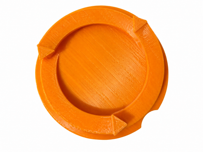 orange lid light bottom view