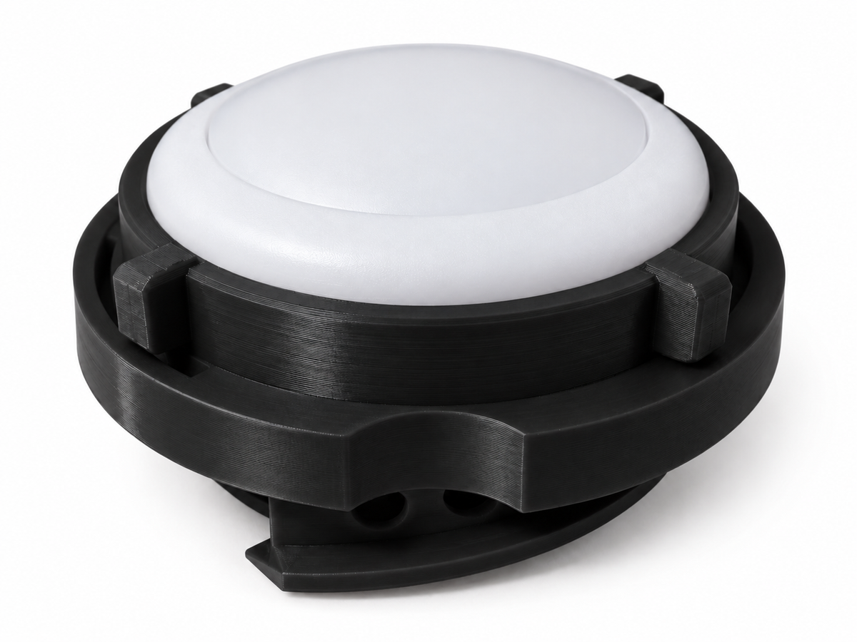 black lid light 3/4 side view