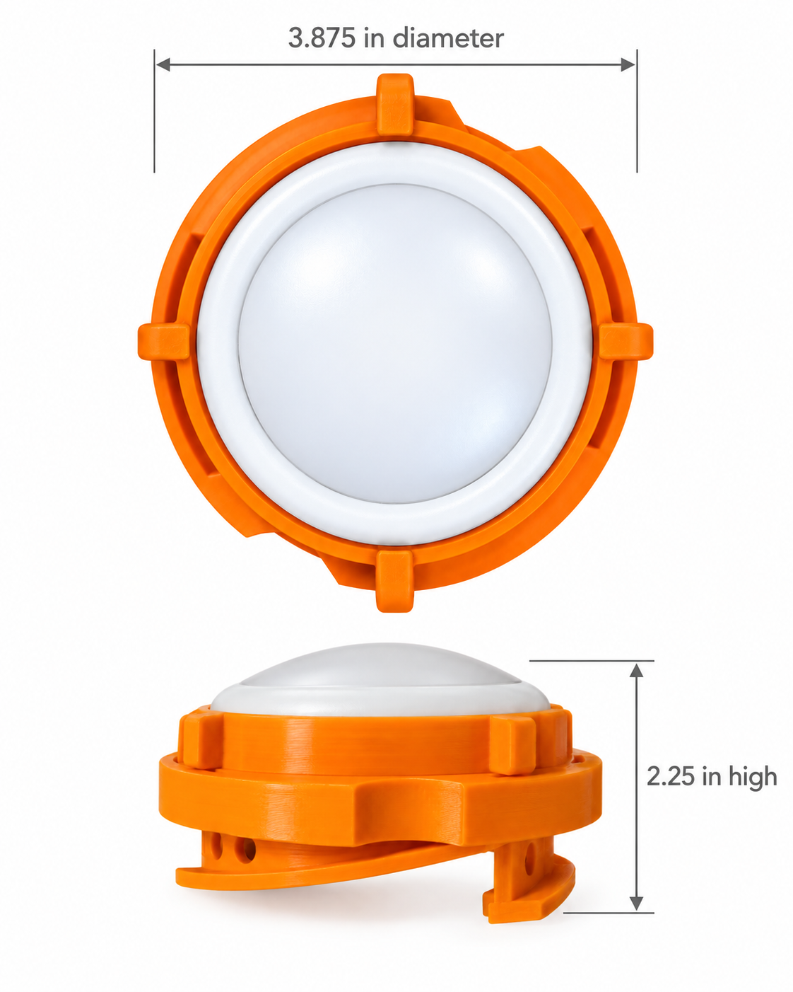 lid light dimensions