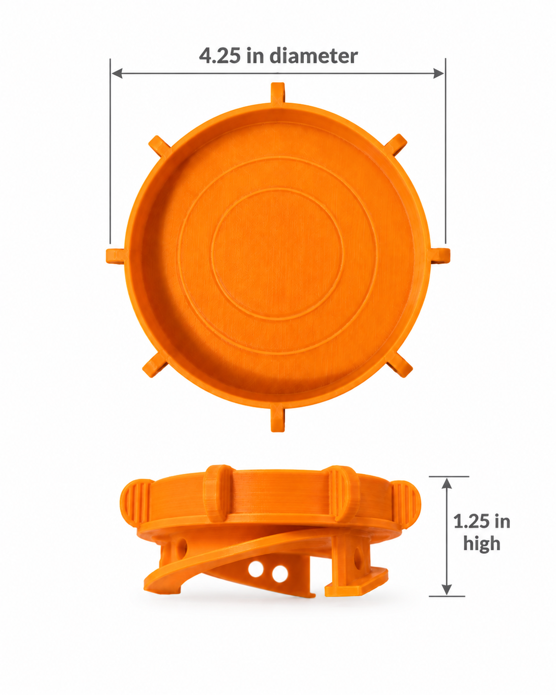 pumpkin puck mount dimensions