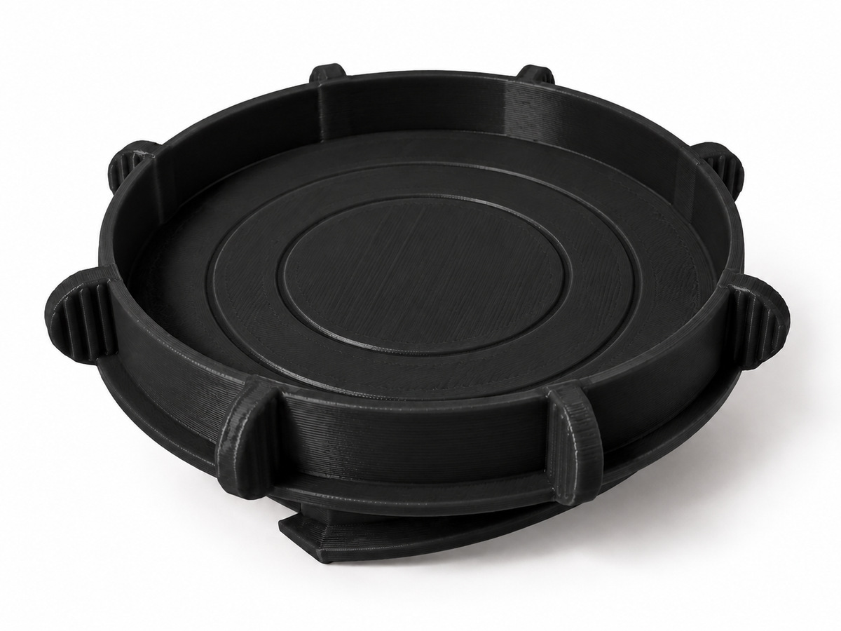 black puck light mount