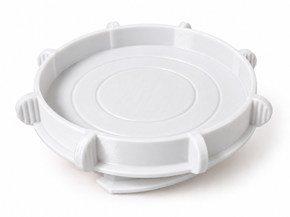white puck light mount