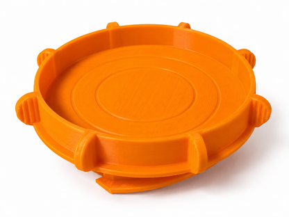 orange puck light mount